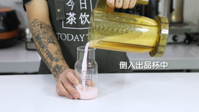 Hot Strawberry Milk in Autumn and Winter-free Milk Tea with Tea Today recipe