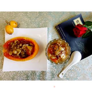 Papaya, Tremella, Lotus Seed Soup recipe