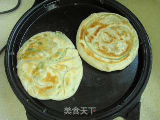 Garlic Pancakes with Oil Residue recipe