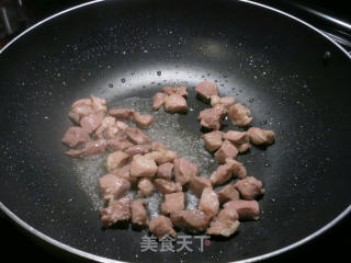 Diced Pork with Scallion and Winter Melon recipe