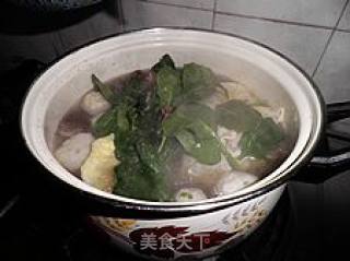 Nian Cai No. 9 Light Three Dozen Soup-----egg Dumpling Fish Ball and Bai Ye Bao Soup recipe