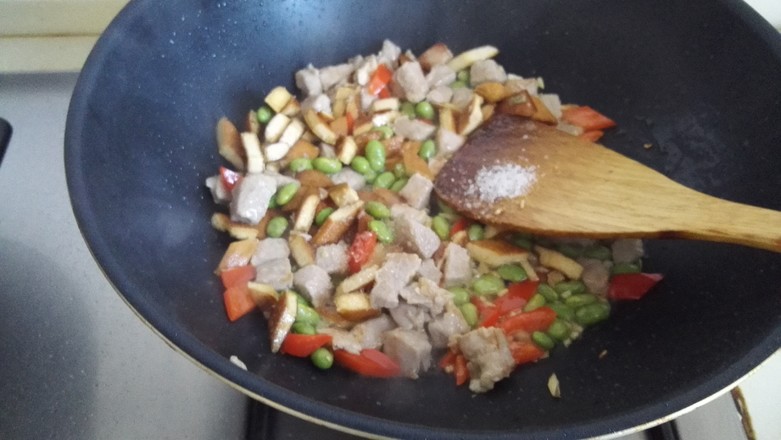 Diced Pork Stir-fry recipe