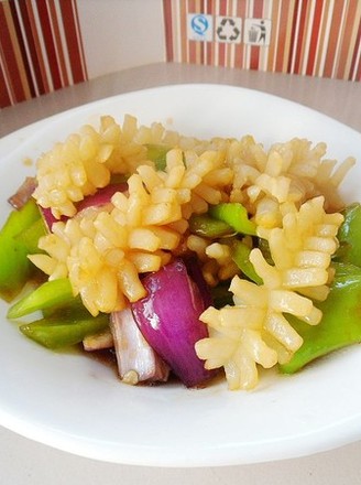 Spicy Fried Cuttlefish Flower recipe