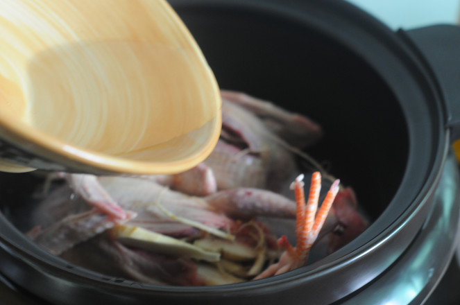 Stewed Quail with Ginseng recipe