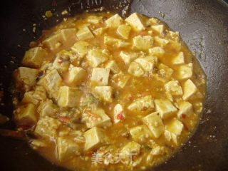 Home Cooking-spicy Stewed Tofu with Shiitake Mushrooms recipe