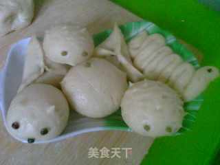 Fancy Vegetable Steamed Buns and Bean Paste Buns recipe
