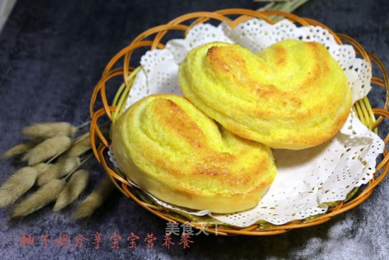 Heart Shaped Coconut Bread recipe