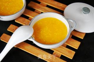 Pumpkin Rhubarb Rice Porridge recipe