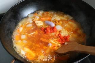 Spicy Cabbage and Zhixin Rice Cake recipe