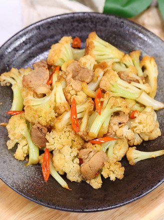 Stir-fried Organic Cauliflower