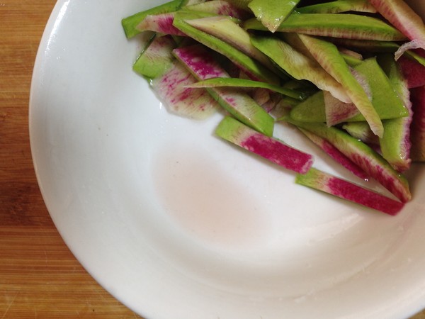 Sweet and Sour Heart Radish recipe