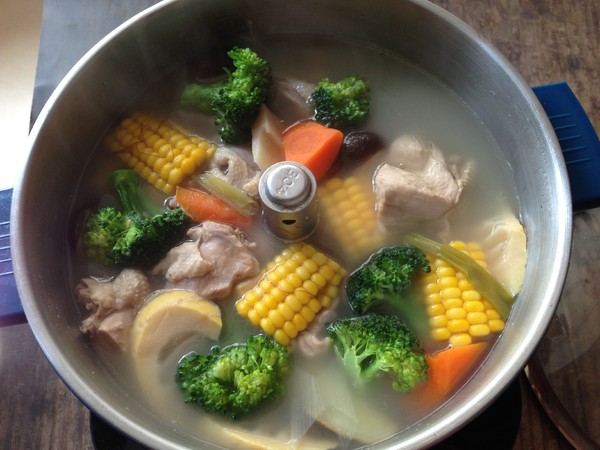 Seasonal Vegetable Chicken Soup recipe