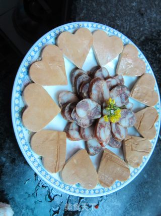 Cold Cuts with Sausage and Bean Slices recipe