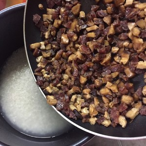 Mushroom Bacon Rice recipe