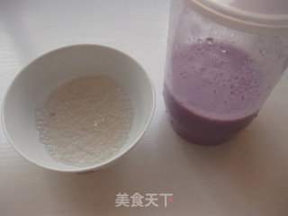 Purple Sweet Potato Sago recipe