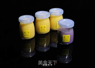 Mango Pudding and Purple Potato Pudding recipe