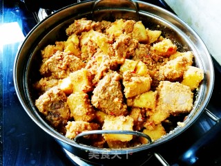 Steamed Pork Ribs with Spicy Powder recipe