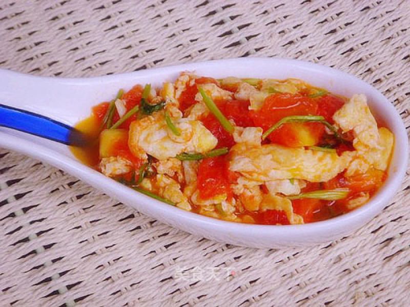 Tomato Scrambled Eggs recipe