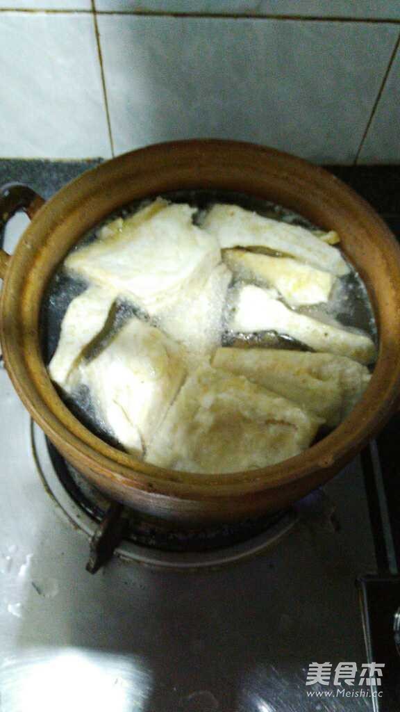 Durian Shell Pot Chicken Bone Soup recipe
