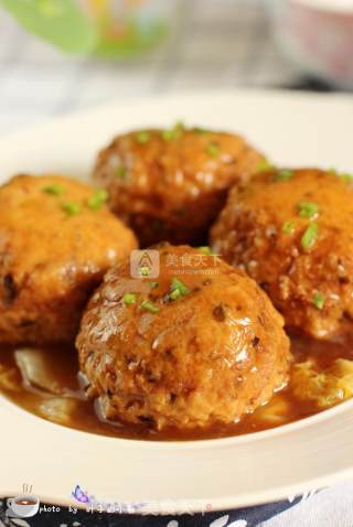 [new Year’s Eve Dinner Geely Finale] Less Oil Version of Sixi Meatballs recipe