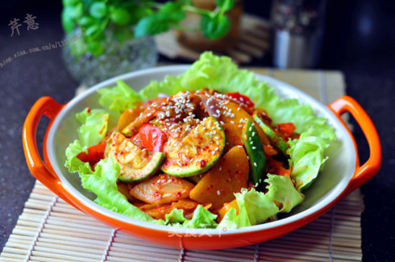 Stir-fried Mixed Vegetables with Korean Miso recipe