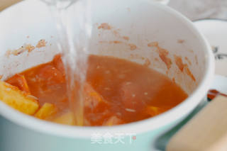 Drink A Bowl of Potato Tomato Soup While It's Hot recipe