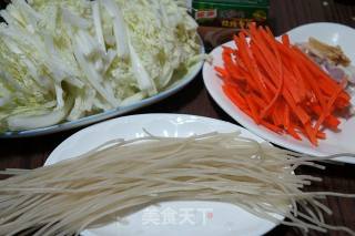 #trust之美#matsutake and Cabbage Stewed Vermicelli recipe