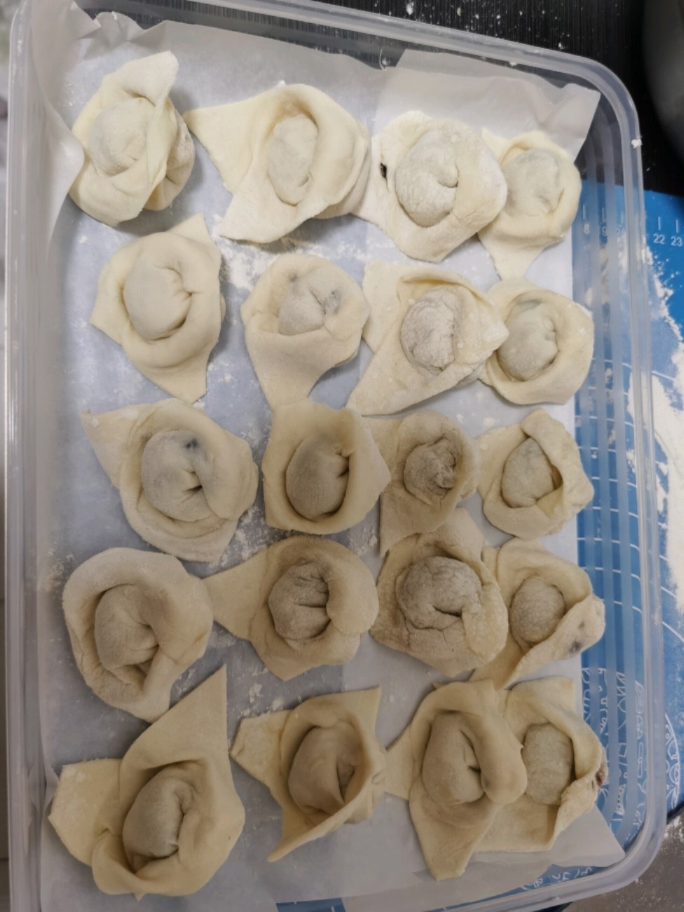 Three Fresh Stuffed Wontons recipe