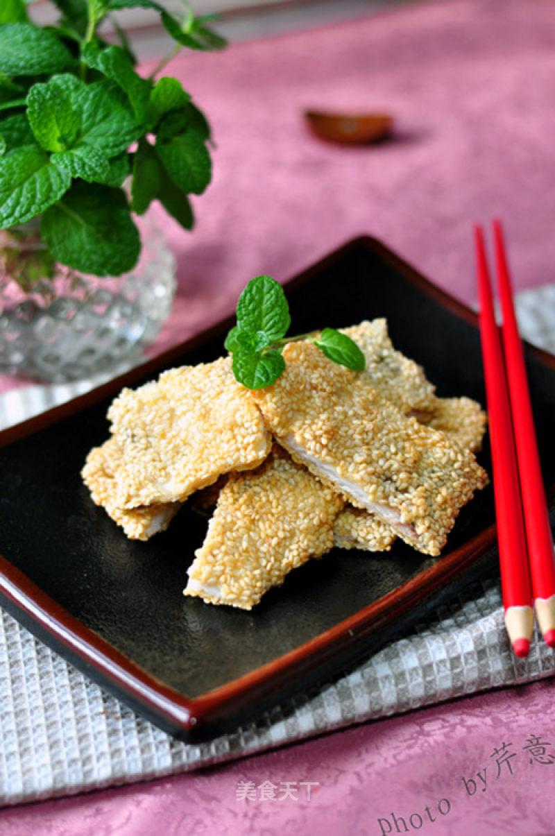 Sesame Fish Steak recipe