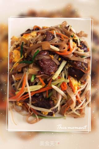 Stir-fried Niuhe recipe