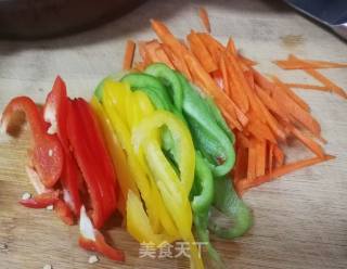 Sweet and Sour Vegetable Shreds recipe