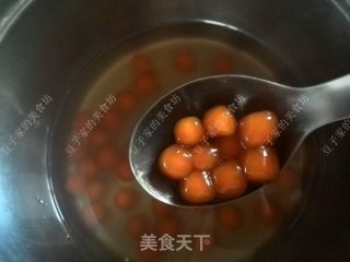 Taro Balls with Red Dates in Syrup recipe