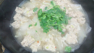 Winter Melon Boiled Meatballs recipe