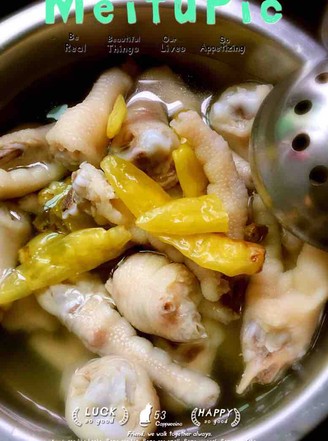 Pickled Pepper Chicken Feet recipe