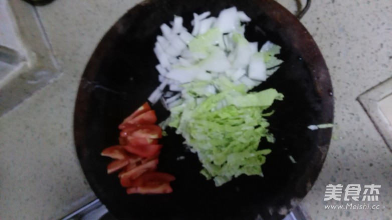 Cabbage Tomato Congee recipe