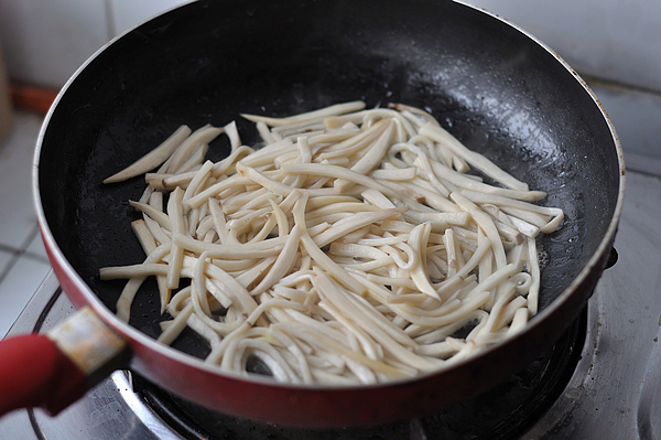 Pleurotus Eryngii Three Threads recipe