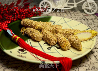 Crispy Yam Roll and Firecrackers recipe