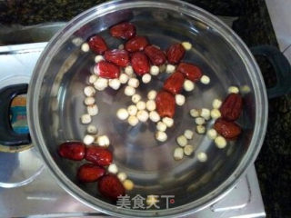 Red Peach K Red Date Stewed Lotus Seed recipe