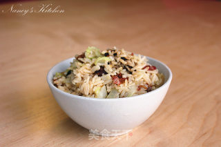 [rice Cooker Cooked Rice] Sauce and Bacon Rice recipe