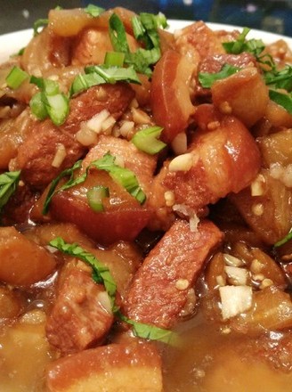 Braised Eggplant with Pork Stew