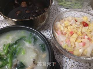 Vegetable Bacon Porridge recipe