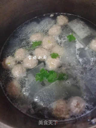 Winter Melon Meatball Noodle recipe