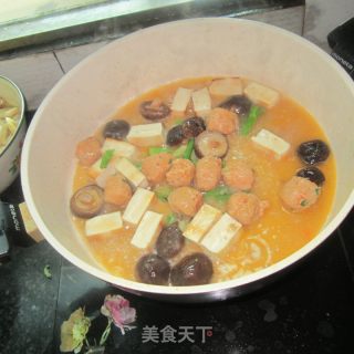 Mushroom Boiled Meatballs recipe