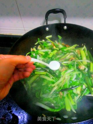 #快手懒人饭#fried Red Vegetable Moss recipe