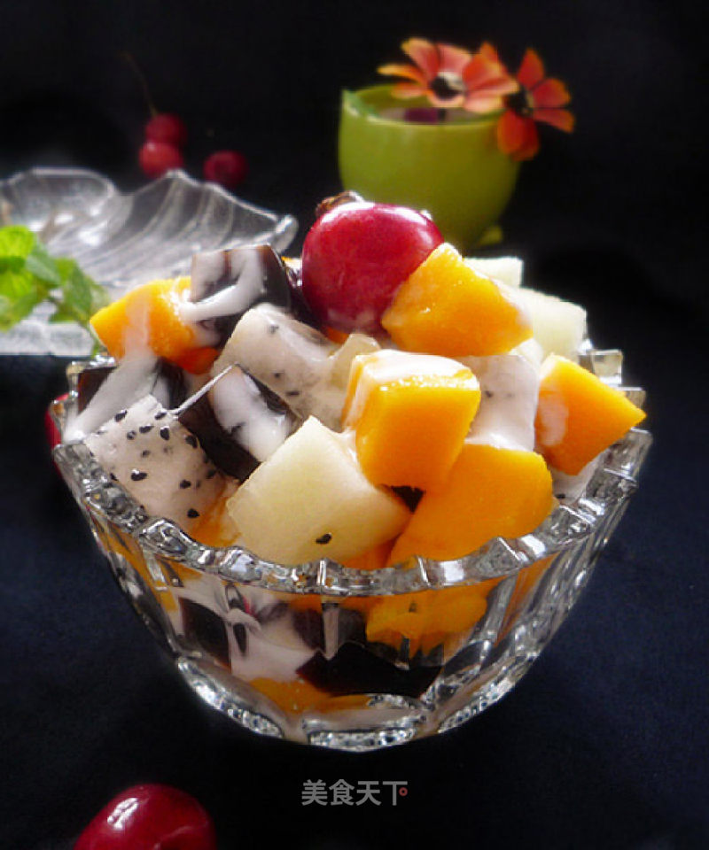 Summer is Colorful-yogurt Fruit Salad recipe