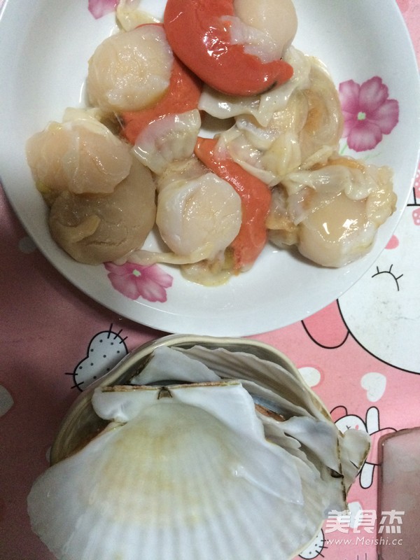 Steamed Scallops with Garlic Vermicelli recipe