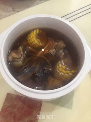 Tea Tree Mushroom Corn Tube Bone Soup recipe