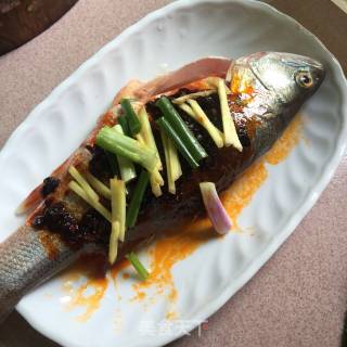 Laoganma Steamed Fish with Tempeh recipe