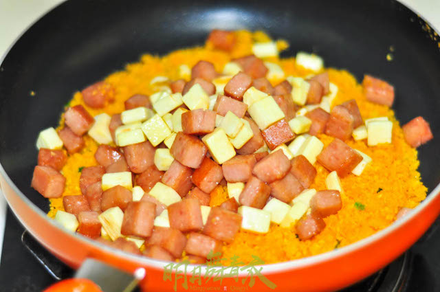 Golden Sands Luncheon Meat with Rice White recipe