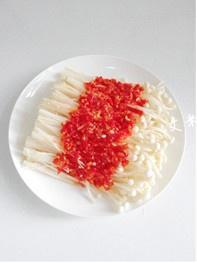 Chopped Pepper Enoki Mushroom recipe